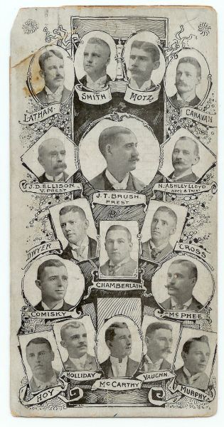 1894 Cincinnati Enquirer Red Stockings Schedule